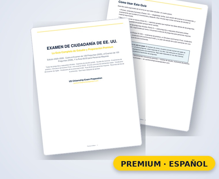 Guía de Estudio Premium Completa, cubre los exámenes de 2025 y 2008, 60 páginas